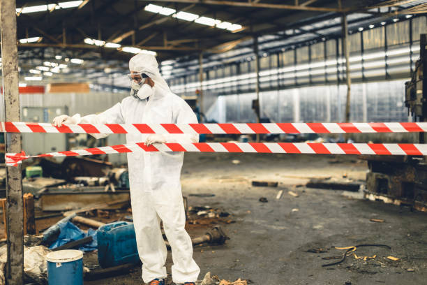 Professional Unattended Death Cleanup technician working in Portage, WI